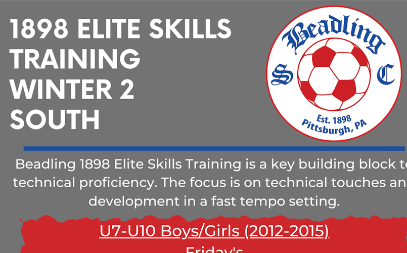South - 1898 Elite Skills Training Winter 2